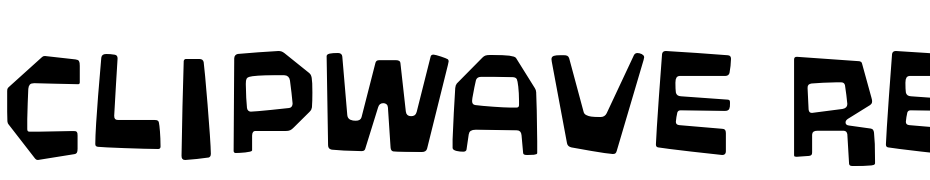 Clipwave Regular Yazı tipi ücretsiz indir